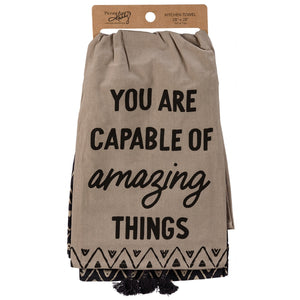 You are Capable Of Amazing Things - Dish Towel Set