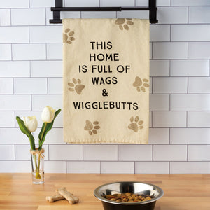 Full Of Wags & Wigglebutts - Dish Towel