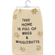 Load image into Gallery viewer, Full Of Wags &amp; Wigglebutts - Dish Towel
