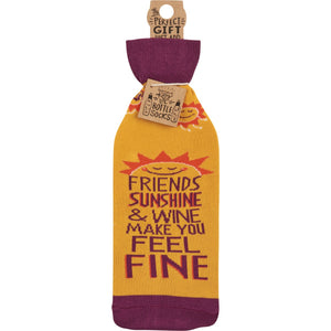 Bottle Sock - Sunshine & Wine