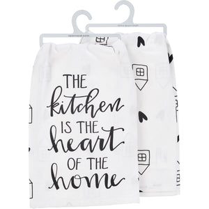 The Kitchen Is The Heart of the Home - Dish Towel