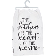 Load image into Gallery viewer, The Kitchen Is The Heart of the Home - Dish Towel
