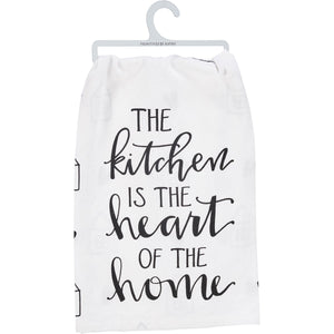 The Kitchen Is The Heart of the Home - Dish Towel