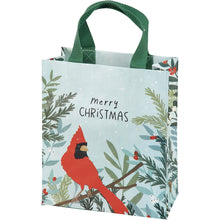 Load image into Gallery viewer, Daily Tote - Merry Christmas Cardinal
