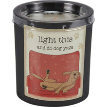 Load image into Gallery viewer, Light This And Do Dog Yoga Jar Candle
