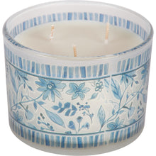 Load image into Gallery viewer, Blue Florals Jar Candle - Lavender
