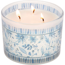 Load image into Gallery viewer, Blue Florals Jar Candle - Lavender
