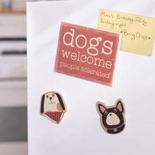 Load image into Gallery viewer, Magnet Set - Dogs Welcome
