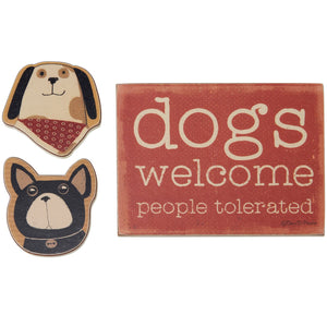 Magnet Set - Dogs Welcome