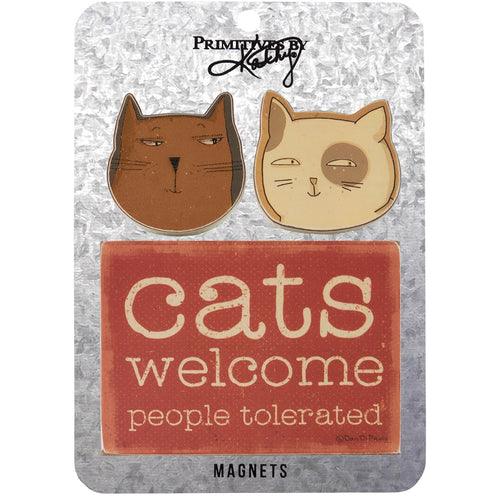 Magnet Set - Cats Welcome