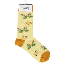 Load image into Gallery viewer, Socks - Yellow Butterfly
