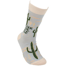 Load image into Gallery viewer, Socks - Better With Age Cactus
