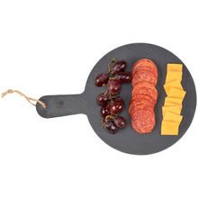 Load image into Gallery viewer, Round Charcuterie Slate Tray
