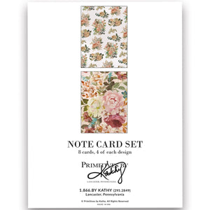 Cabbage Rose Note Card Set