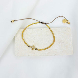 Filled by Faith Cross Bracelet