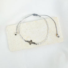 Load image into Gallery viewer, Filled by Faith Cross Bracelet
