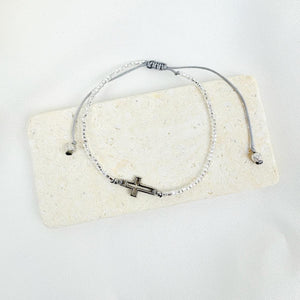 Filled by Faith Cross Bracelet
