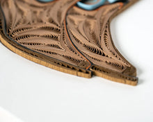Load image into Gallery viewer, Quilled Cowboy Boots Greeting Card
