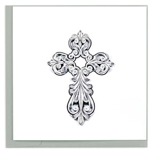 Quilled Cross Card