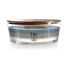 Load image into Gallery viewer, Unchartered Waters Trilogy Ellipse WoodWick Candle
