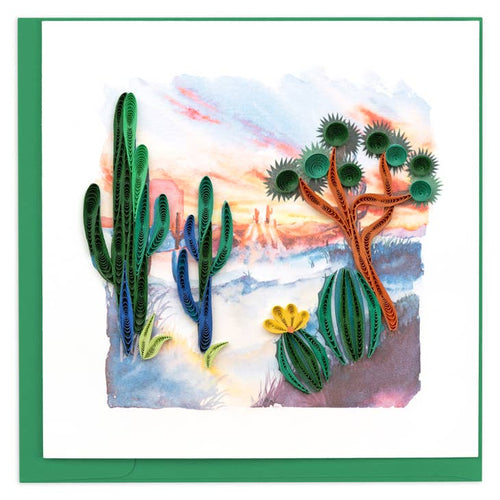 Desert Landscape Quilling Card