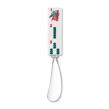 Load image into Gallery viewer, 2-Piece Mahjong Bamboos Zinc Cheese Spreader
