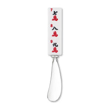 Load image into Gallery viewer, 2-Piece Mahjong Characters Zinc Cheese Spreader
