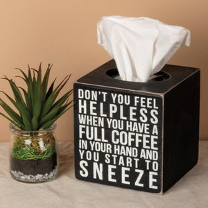 God Bless You Tall Tissue Box