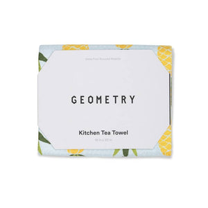 Sweet Pineapple Kitchen Tea Towel by Geometry