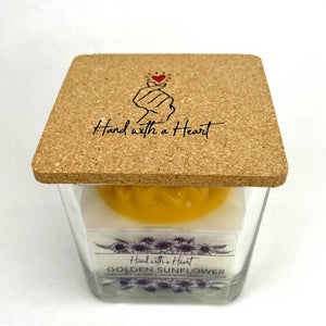 Golden Sunflower Soy Wax Candle - 10oz