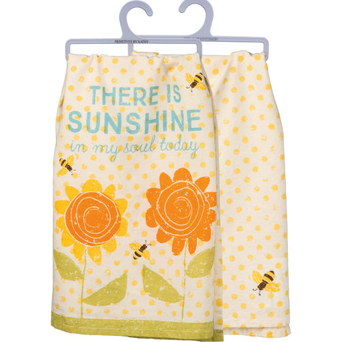 Sunshine In My Soul Today - Dish Towel