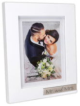 Load image into Gallery viewer, Mr &amp; Mrs Wedding Photo Frame 5x7
