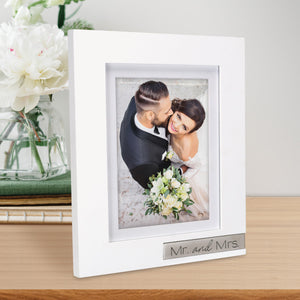 Mr & Mrs Wedding Photo Frame 5x7