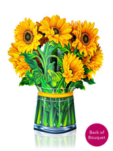 Load image into Gallery viewer, Sunflowers - Pop Up Flower Bouquet
