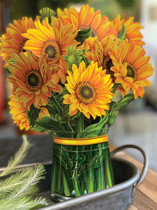 Sunflowers - Pop Up Flower Bouquet