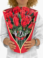 Load image into Gallery viewer, Red Roses - Pop Up Flower Bouquet
