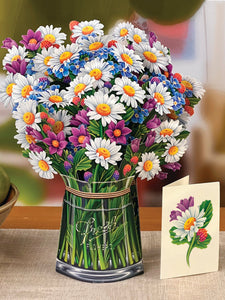 Field of Daisies - Pop Up Flower Bouquet