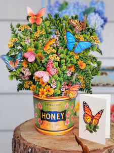 Butterflies and Buttercups - Pop Up Flower Bouquet