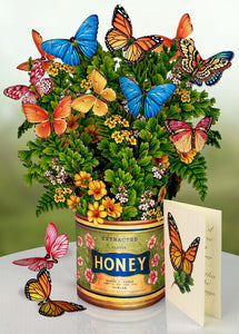 Butterflies and Buttercups - Pop Up Flower Bouquet