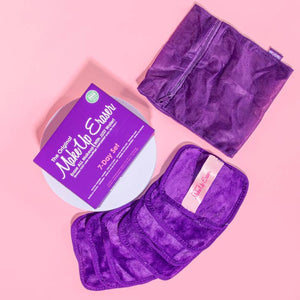 Queen Purple 7-Day Set of MakeUp Erasers