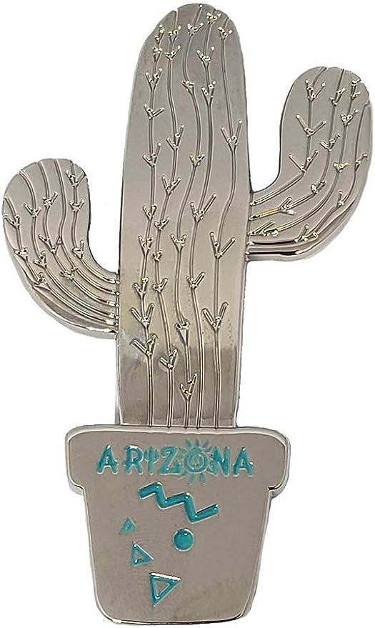 Cactus Magnet - Silver