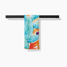 Load image into Gallery viewer, Cacti Kitchen Tea Towel by Geometry by Skye Walker
