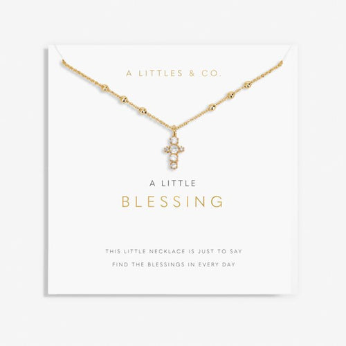 A Little 'Blessing' Necklace In Gold-Tone Plating