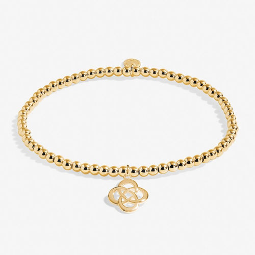 A Little 'Celtic Knot' Bracelet in Gold-Tone Plating