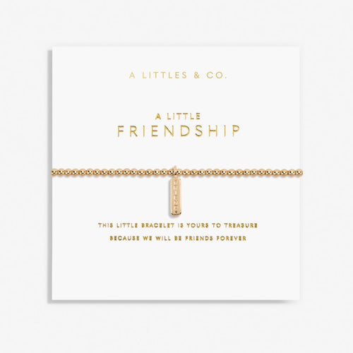 A Little 'Friendship' Bracelet - Gold Tone Platting
