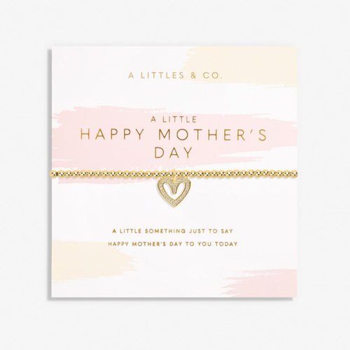 A Little 'Happy Mother's Day' Bracelet - Gold Tone Plated