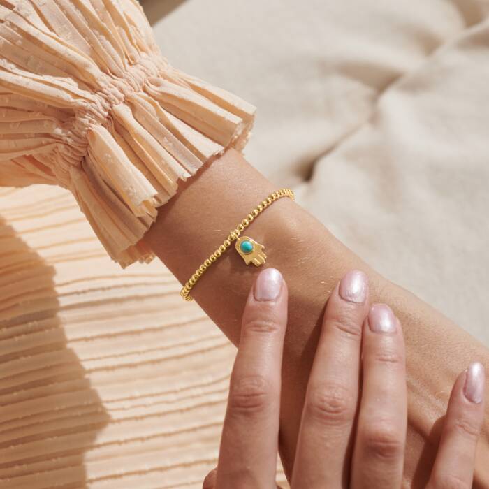 A Little 'Protection' Bracelet In Gold-Tone Plating