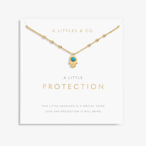 A Little 'Protection' Necklace In Gold-Tone Plating