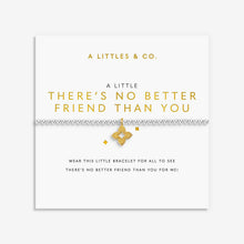 Load image into Gallery viewer, A Little 'There's No Better Friend Than You' Bracelet In Silver and Gold-Tone Plating
