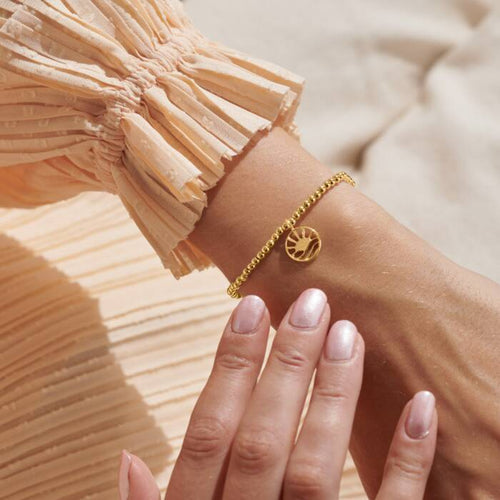 A Little 'Trust In The Magic Of New Beginnings' Bracelet In Gold-Tone Plating
